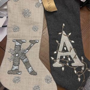 K&A CHRISTMAS Stockings - Brand New with Tags